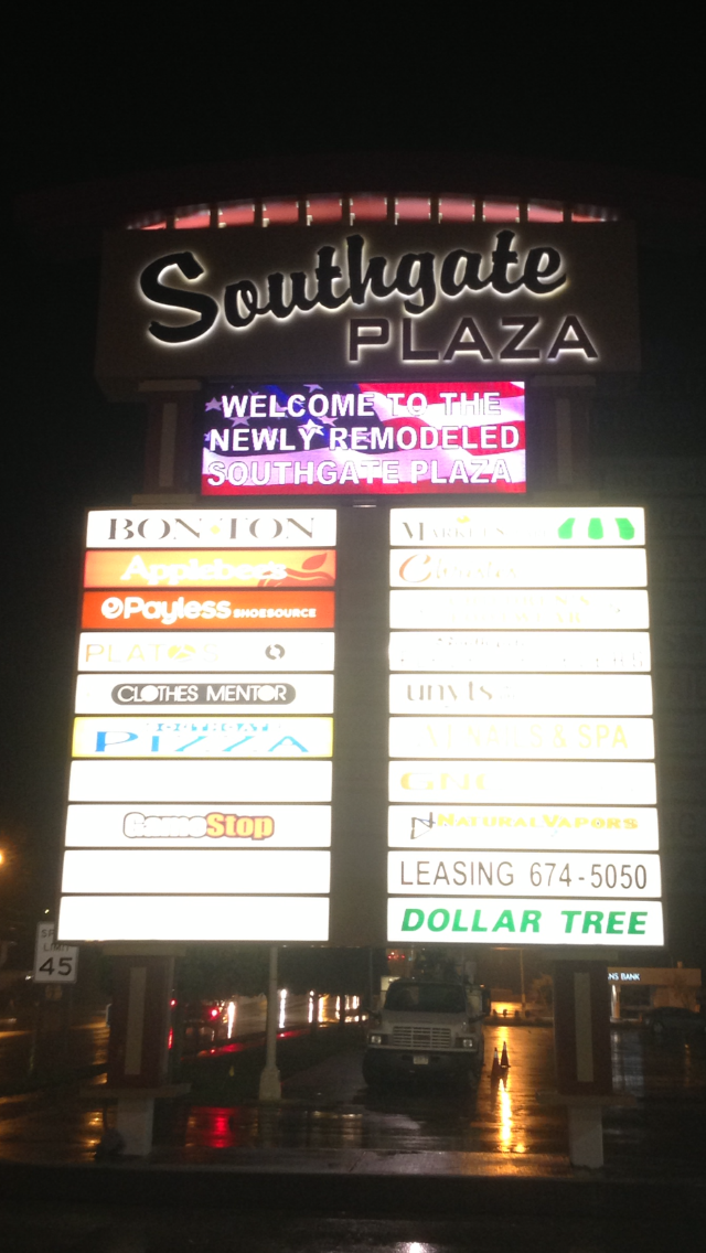 Southgate Plaza | Kassis Signs